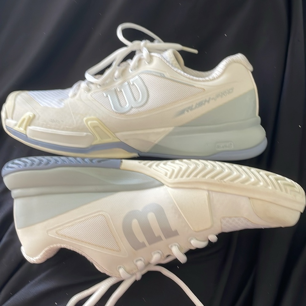 Wilson Women's White Athletic Tennis Shoes - Picture 4 of 12